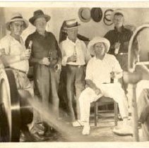 George Glover with Six Unidentified Men